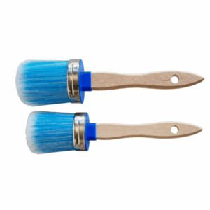 Artisan Blue Italian Oval Synthetic Brushes